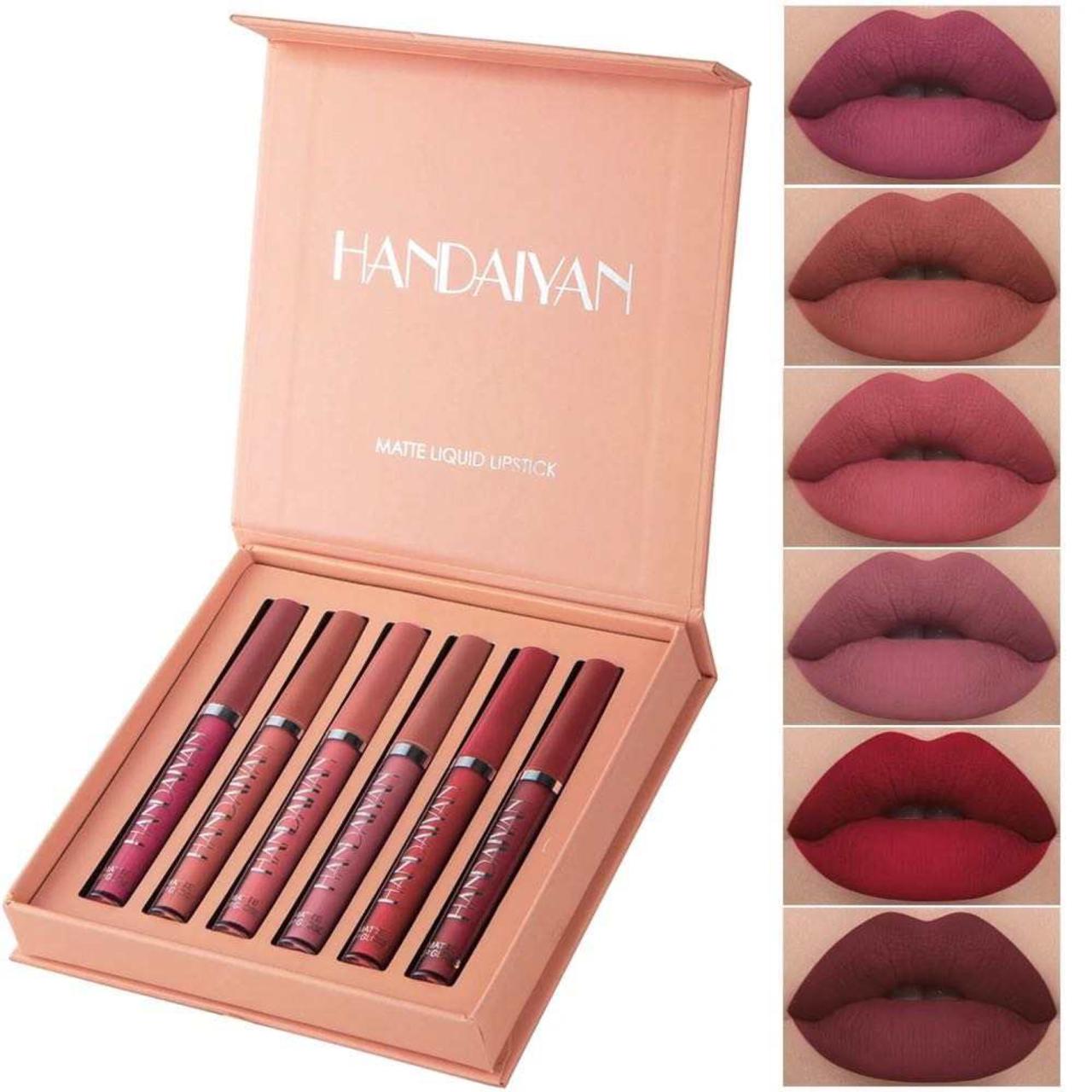 Waterproof long lasting liquid matte lipstick