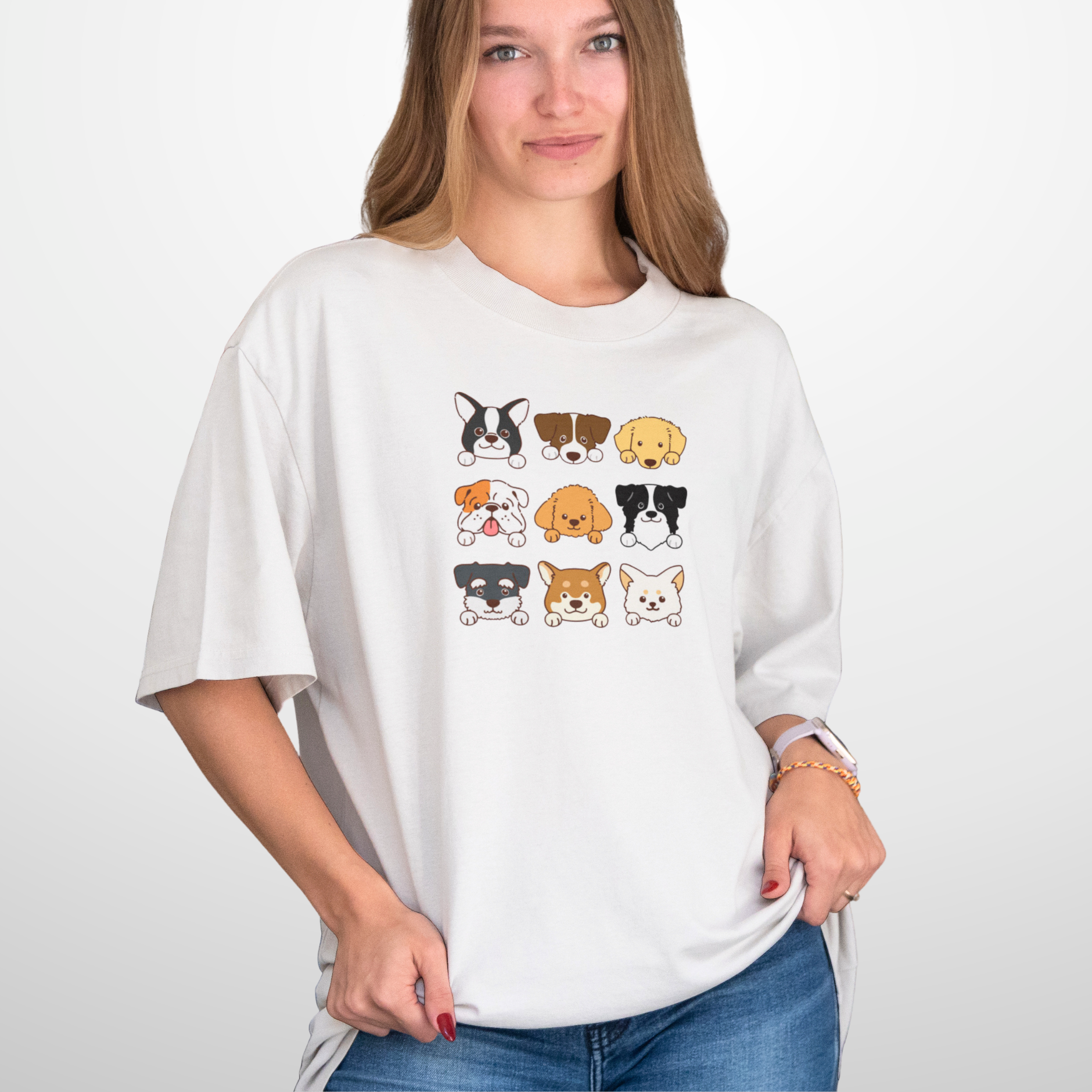 Drop Shoulder T-shirt - SHJ2