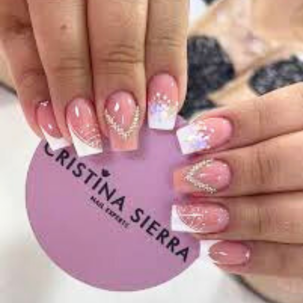 24pcs Press On Artificial Reusable Nails Z536