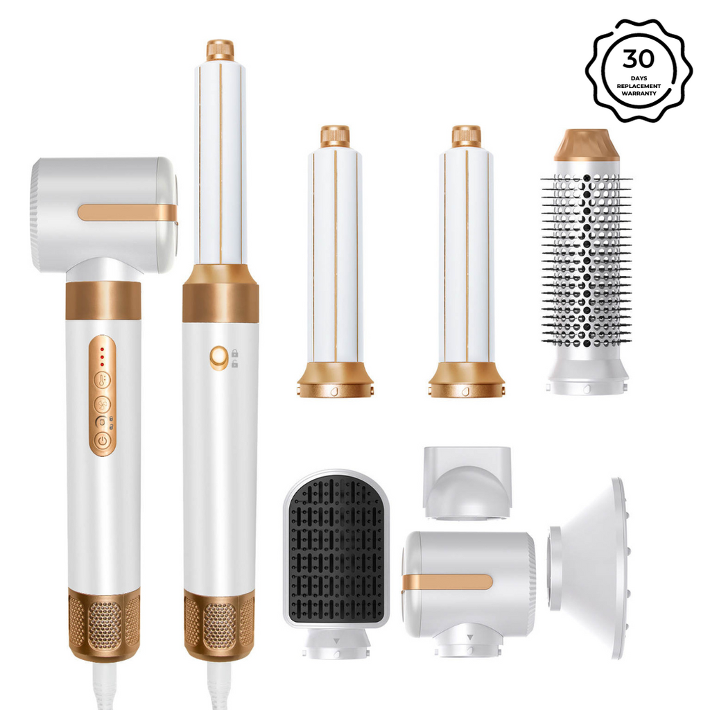 7 in 1 Auto Wrap Professional 1200W Hair Brush Dryer Comb