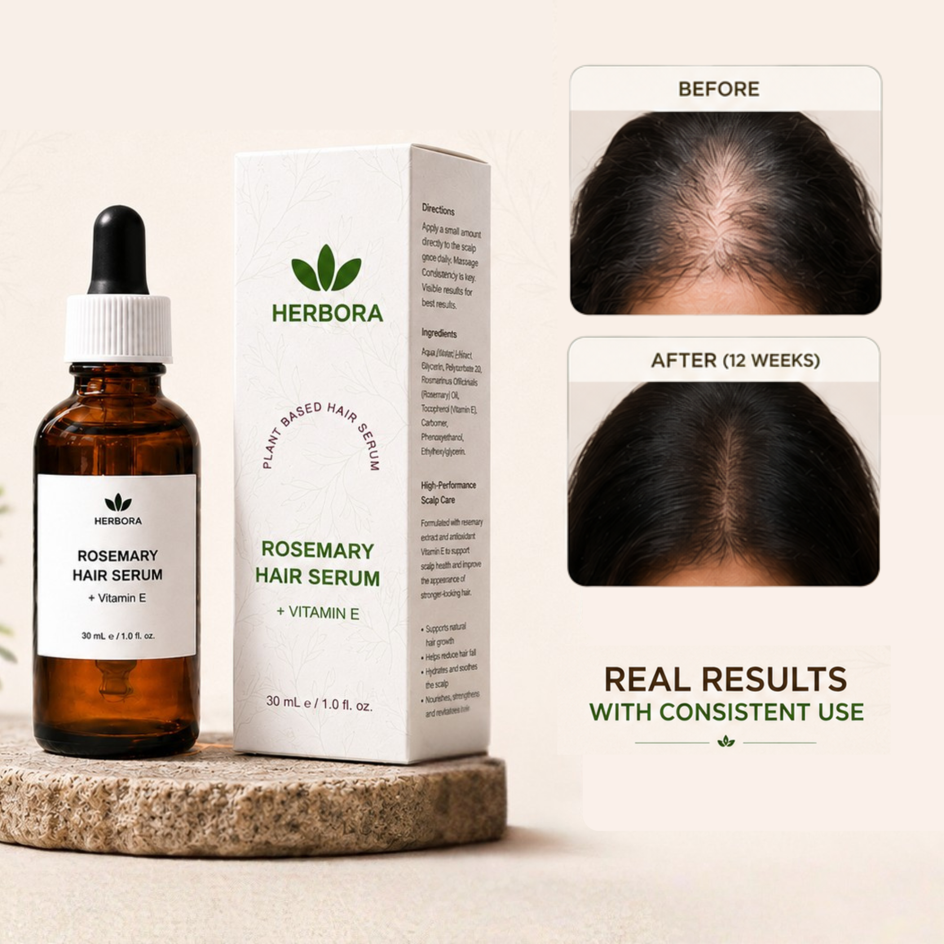 Herbora Rosemary Hair Growth Serum