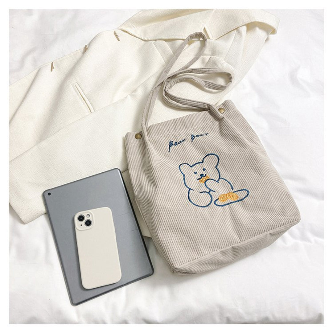 Large Capacity Cartoon Cute Crossbody Tote Bag