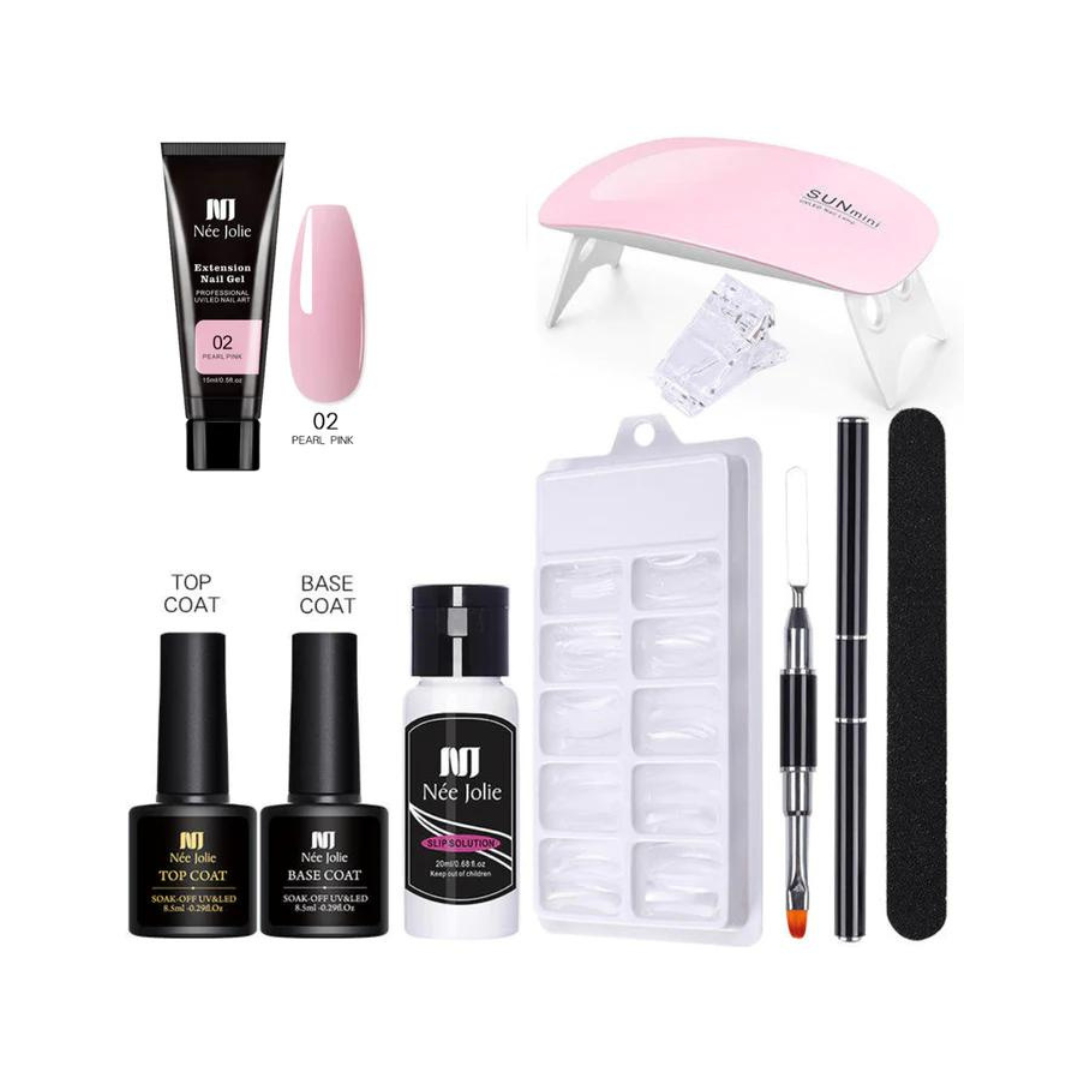 Poly Gel Nail Kit Set