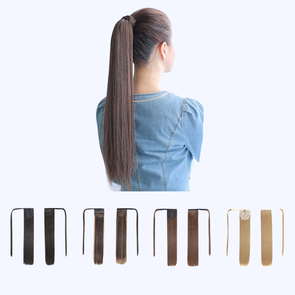 24 Inch Clip In Pony Tail Hair Extensions